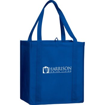 Little Juno Non- Woven Grocery Tote - Personalization Available from Positive Promotions