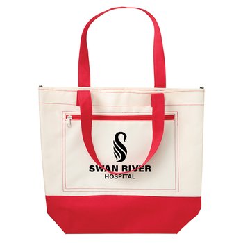 Marina Boater Tote - Personalization Available from Positive Promotions