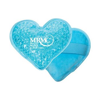 Plush Heart Hot/Cold Pack - Personalization Available from Positive Promotions