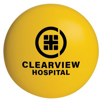 Happy Face Emoji Squeezies&reg; Stress Reliever - Personalization Available from Positive Promotions