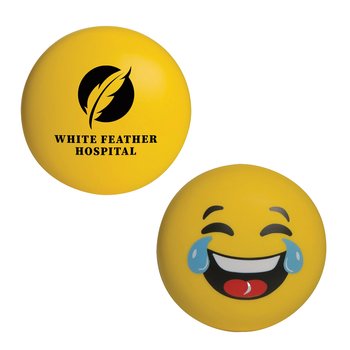 LOL Emoji Squeezies&reg; Stress Reliever - Personalization Available from Positive Promotions