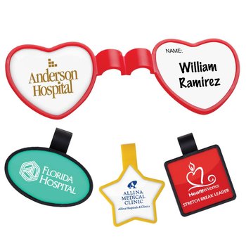 Anti-Microbial Shaped Stethoscope ID Tag - Personalization Available from Positive Promotions