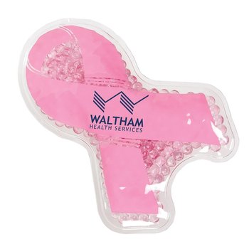 Breast Cancer Awareness Ribbon Hot/Cold Pack - One-Color Personalization Available from Positive Promotions