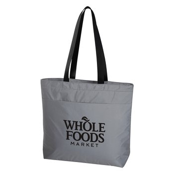 Solstice Reflective Cooler Tote Bag - Personalization Available from Positive Promotions