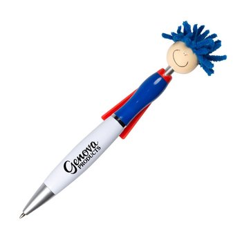 MopTopper&trade; Superhero Pen - Personalization Available from Positive Promotions
