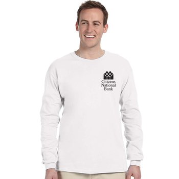 Fruit Of The Loom&reg; 5-oz.,100% Heavy Cotton HD&reg; Long-Sleeve T-Shirt - Personalization Available from Positive Promotions