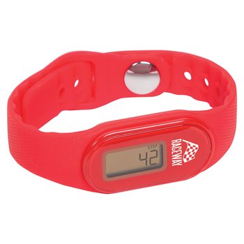 Tap N' Read Fitness Tracker Pedometer Watch - Personalization Available from Positive Promotions