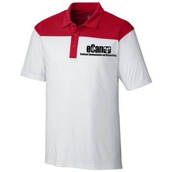 Clique&reg; Men's Parma Colorblock Polo - Personalization Available from Positive Promotions