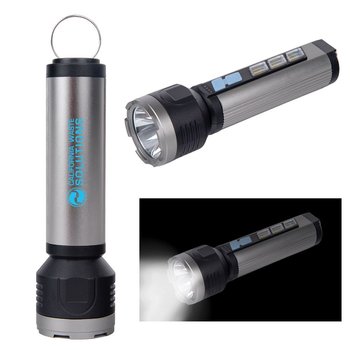 LED Rechargeable Flashlight - Personalization Available from Positive Promotions