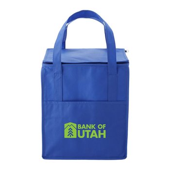 Hercules Flat Top Insulated Grocery Tote - Personalization Available from Positive Promotions