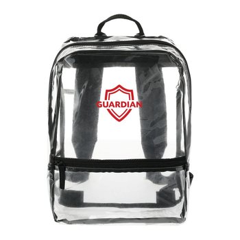 Clear Slim Backpack - Personalization Available from Positive Promotions
