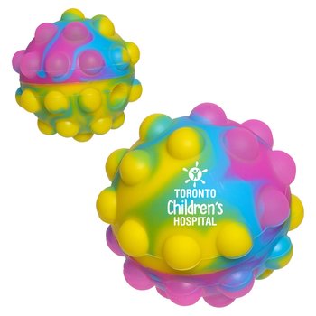 Push Pop Bounce Ball - One-Color Personalization Available from Positive Promotions