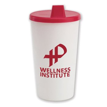 Toddler Spill Free Cup-12 Oz. - Personalization Available from Positive Promotions