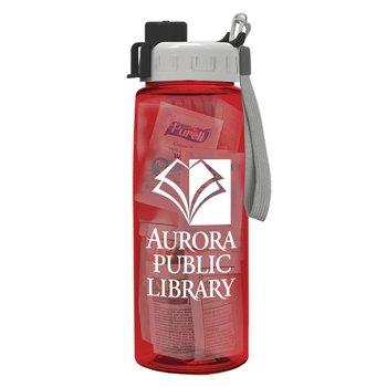 First Aid Kit in Water Bottle - Personalization Available from Positive Promotions