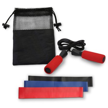 Jump Rope & Resistance Band Exercise Kit - Personalization Available ...