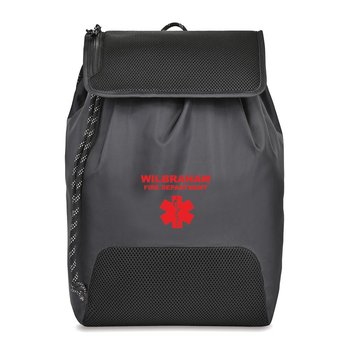 Night Mesh Drawstring Backpack - Personalization Available from Positive Promotions