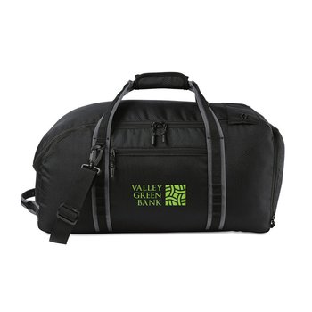 Golf Duffel Bag with Shoe Compartment - Personalization Available from Positive Promotions