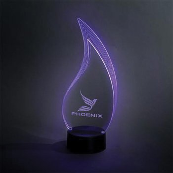 LED Light Up Flame Award - Personalization Available from Positive Promotions