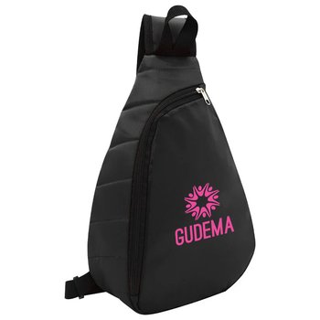 Breast Cancer Awareness Quilted Puffy Sling Backpack - Personalization Available from Positive Promotions