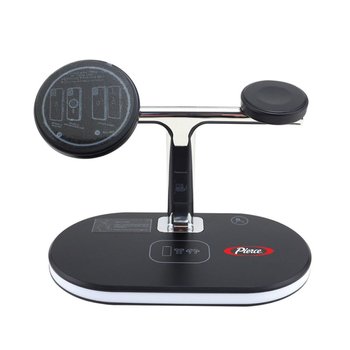 3-in-1 Magnetic Wireless Charger - Personalization Available from Positive Promotions