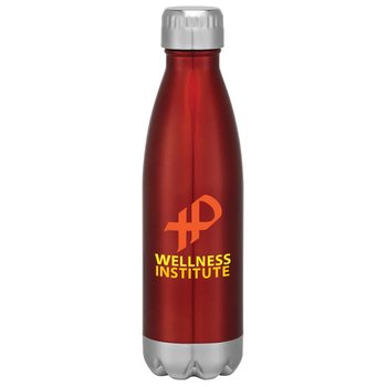 Swiggy Stainless-Steel Water Bottle 16-Oz. - Full-Color Personalization Available from Positive Promotions
