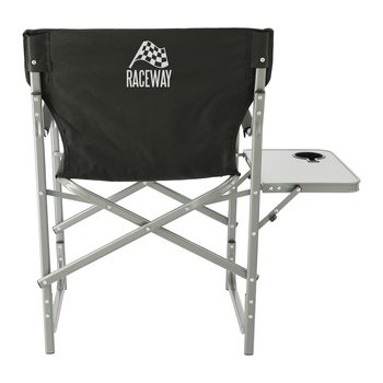 Chair (300lb Capacity) with Side Table - Personalization Available from Positive Promotions