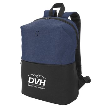 Everyday Colorblock Computer/Laptop Backpack - Personalization Available from Positive Promotions
