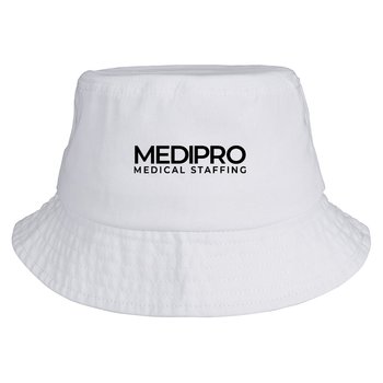 Unstructured Cotton Bucket Hat - One-Color Personalization Available from Positive Promotions