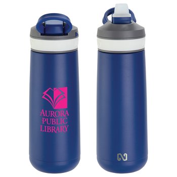 NAYAD® Vive Stainless-Steel Powder-Coated Bottle 23-Oz. - Personalization Available from Positive Promotions