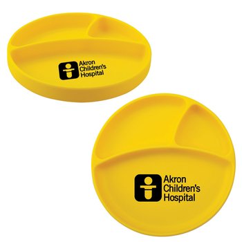 Silicone Suction Plate - Personalization Available from Positive Promotions