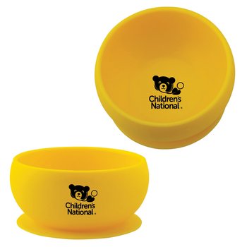 Silicone Suction Bowl - Personalization Available from Positive Promotions