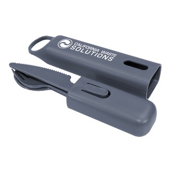 Recycled Plastic Reusable Utensils - Personalization Available from Positive Promotions