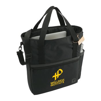 Tranzip Recycled Computer/Laptop Tote Bag - Personalization Available from Positive Promotions