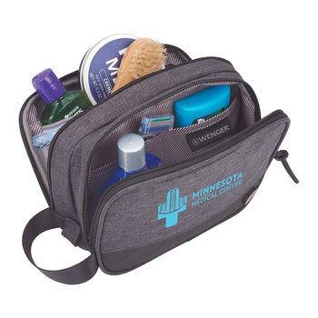 Wenger rPET Dual-Compartment Dopp Kit - Personalization Available from Positive Promotions