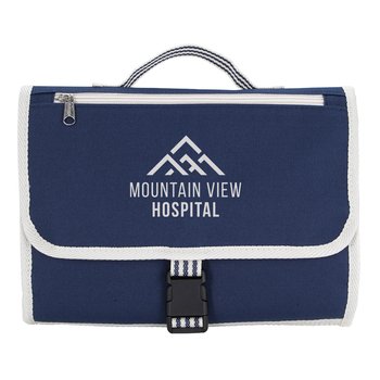 Kensington Diaper-Changing Travel Pouch & Mat - Personalization Available from Positive Promotions