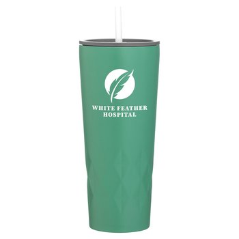 Triad Stainless-Steel Tumbler 20.9-Oz. with Dual-Purpose Lid - Personalization Available from Positive Promotions