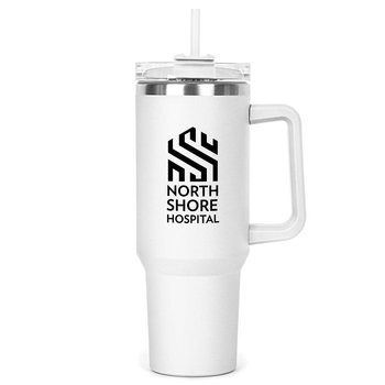 Beast Handle Mug 40-Oz. with Straw Lid - Personalization Available from Positive Promotions