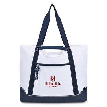 Bell Harbor XL Boater Tote - Personalization Available from Positive Promotions