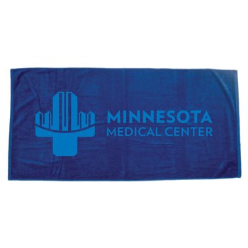Mid-Weight Color Beach Towel - Personalization Available from Positive Promotions