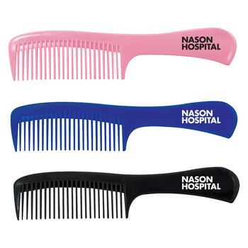 Wide-Tooth Comb - Personalization Available from Positive Promotions