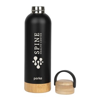 Perka® Dresden Stainless-Steel Water Bottle 18 oz. - One-Color Personalization Available from Positive Promotions