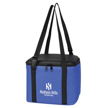 Color Cube Cooler Bag - One-Color Personalization Available from Positive Promotions