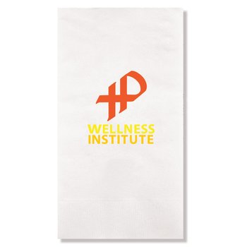 3-Ply White Hand Towel - Full-Color Personalization Available from Positive Promotions