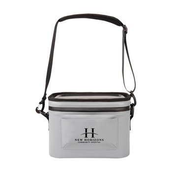 Saylor Water-Resistant 6-Can Cooler Bag - Personalization Available from Positive Promotions