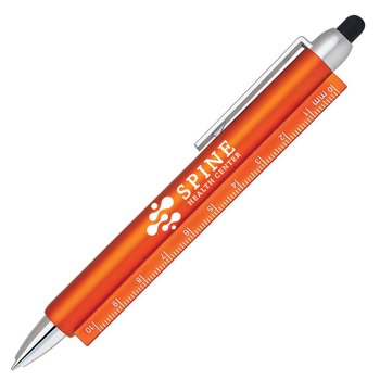 2-in-1 Stylus Pen with Ruler - Personalization Available from Positive Promotions