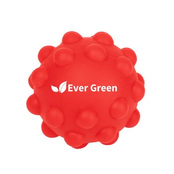 Push-Pop Bounce Stress Ball - One-Color Personalization Available from Positive Promotions