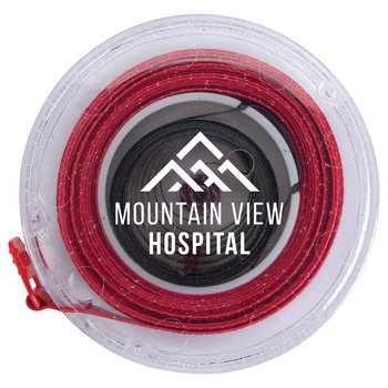 Transparent Tape Measure - One-Color Personalization Available from Positive Promotions
