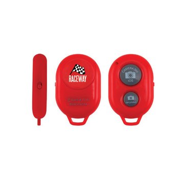 Wireless Bluetooth® Selfie Remote - Full-Color Personalization Available from Positive Promotions