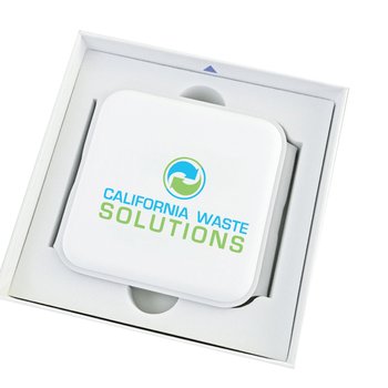 Qi Wireless 3-Fold Charging Mat - Full-Color Personalization Available from Positive Promotions