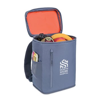 Briar Recycled 32-Can Cooler Backpack - One-Color Personalization Available from Positive Promotions